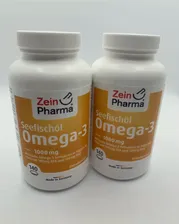 Omega -3, 1000 mg, производитель Zeinpharma, Германия, 140 капсул