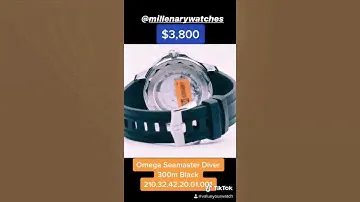 Omega Seamaster Diver 300m Black 210.32.42.20.01.001