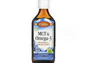 Carlson Labs MCT &amp; Omega-3 Natural Lemon Lime 6.7 fl oz (200 ml)