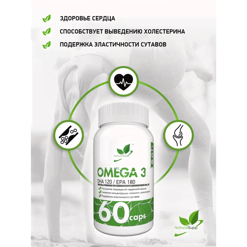 NaturalSupp Omega 3 60 капсул-0