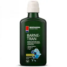 Biopharma Barne Tran omega-3 375 ml Детская
