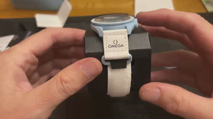OMEGA SWATCH Mission to Uranus watch - Unboxing and first look. Purchased in Swatch Geneva.