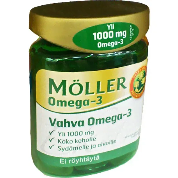 Витамины Омега-3 Möller Vahva Omega-3 70 капсул Möller, омега 3 капсулы