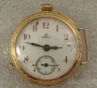 Золотые часы Omega