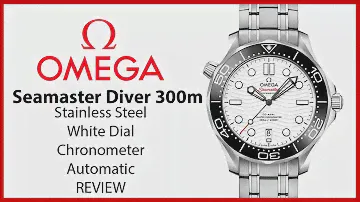 ▶Omega Seamaster Diver 300m Хронометр из нержавеющей стали, белый циферблат, 42 мм - ОБЗОР 210.30.42.20.04.001