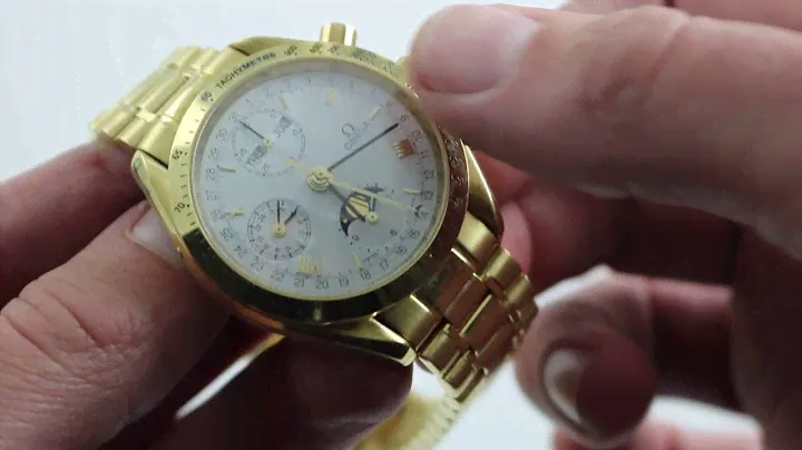 Omega Speedmaster Triple Date Moonphase Luxury Watch Review