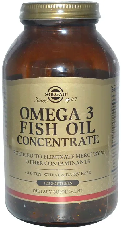 Solgar Omega-3 Fish Oil Concentrate 120 гелевых капсул-1