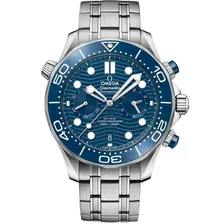 Часы Omega Seamaster Diver 300M Omega Co-Axial Master Chronometer Chronograph 44 mm 210.30.44.51.03.001