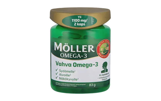 Витамин Moller Omega-3 vahva 70tab-0