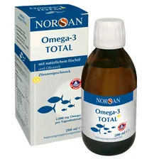 Рыбий жир с витамином Д и Е NORSAN Omega-3 Total flüssig 200 мл NORSAN