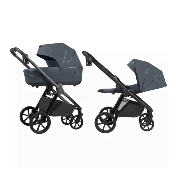 Коляска универсальная 2 в 1 Carrello Omega Plus CRL-6540 meteor grey-0