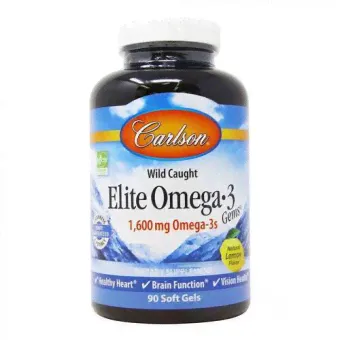 Carlson Labs Elit Omega-3 1600 мг 90 кап, Цитрус