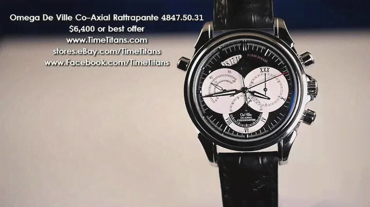 Omega De Ville Chronoscope Co-Axial Rattrapante 4847.50.31 Cal. 3612