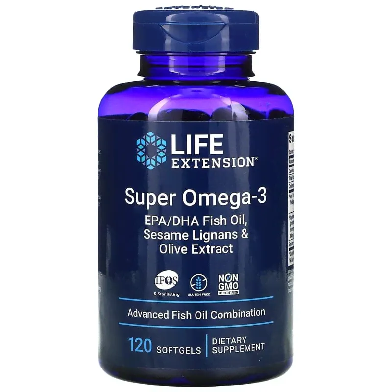 Life Extension, Omega Foundations, Super Omega-3, 120 Softgels-0
