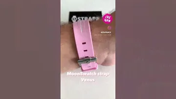 Omega x Swatch MoonSwatch strap for Mission to Venus ⌚️ #moonswatch #strap #moonswatchvenus