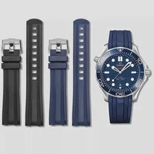 Ремешок для часов Omega SEAMASTER 007 PLANET OCEAN AT150, аксессуары для часов, высококачественный мягкий резиновый браслет для часов с логотипом, 20 мм