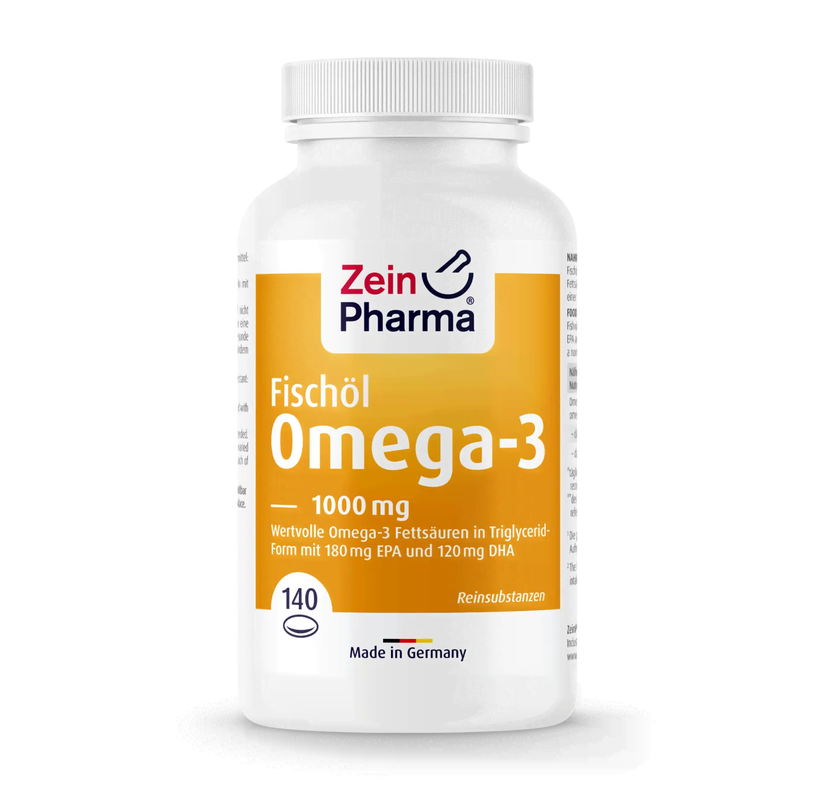 ZEIN PHARMA Omega-3 Fischöl 1000 mg, 140 caps