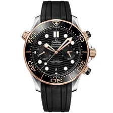 Часы Omega Seamaster Diver 300M Omega Co-Axial Master Chronometer Chronograph 44 mm 210.22.44.51.01.001