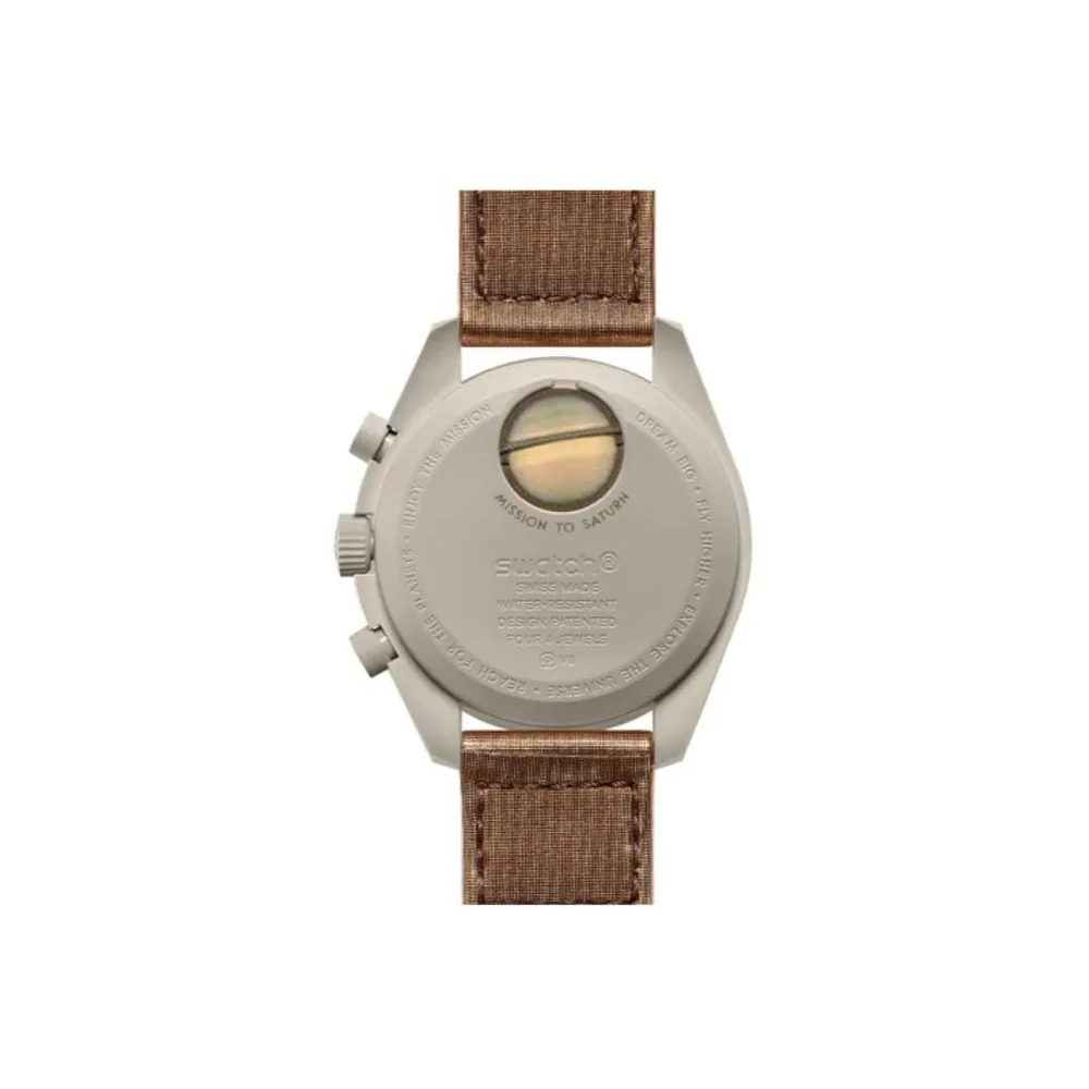 1674, Часы Omega x Swatch Saturn, , 44990 ₽, SO33T100, Swatch, Аксессуары-0