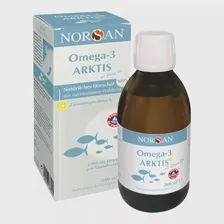 Norsan Omega-3 Arktis mit Vitamin D3 flüssig, Норсан Омега-3 Арктис, рыбий жир (масло печени трески) с витамином D3, 200 мл