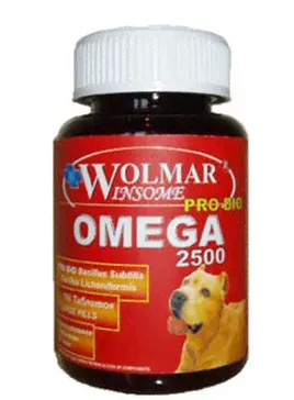 Wolmar Winsome Pro Bio OMEGA 2500 комплекс для собак крупных пород, 100 таб.