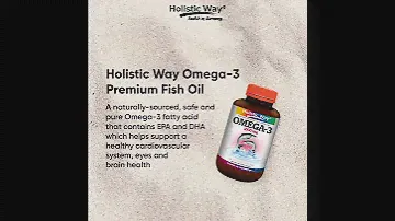 Holistic Way Premium Deep Sea Fish Oil Omega-3 1000mg (with MEG-3)