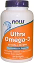 Now Ultra Omega-3 500 EPA/250 DHA 180 гелевых капсул