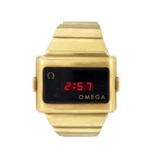 Vintage 1974 Omega Time Computer II TC2 LED Watch 14k Gold Filled RARE WATCH