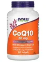 Now CoQ10 60 mg + Omega-3 240 капсул