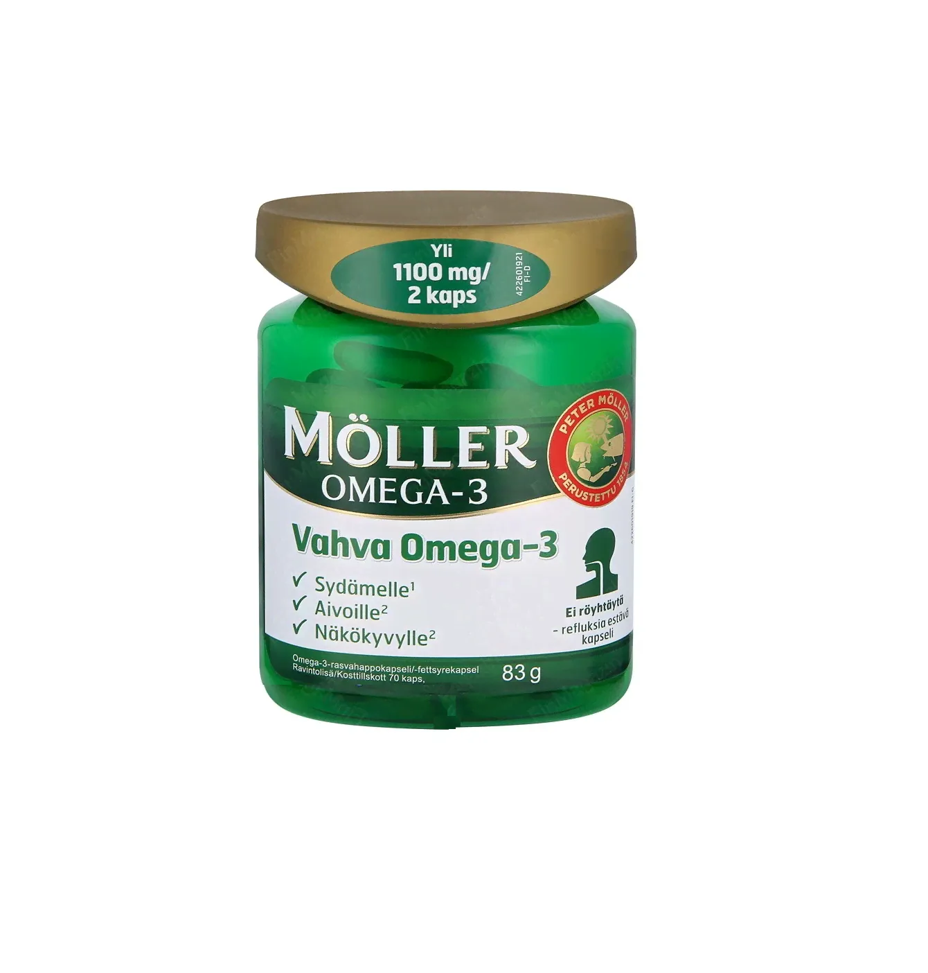 Витамины Омега-3 Moller Vahva Omega-3 70 капсул-0