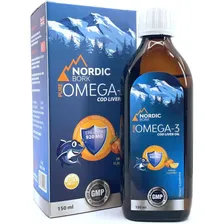 Рыбий жир Омега-3 (Omega-3) для детей со вкусом апельсин, Нордик борк (Nordic Bork), 150 мл