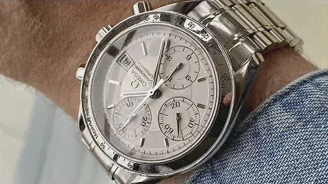 Omega Speedmaster Silver Grey Dial Men's Reduced 39mm Automatic Chronograph 🇨🇭 watch FOR SALE 👇