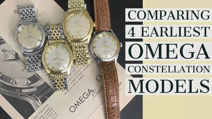 COMPARING 1950's VINTAGE OMEGA CONSTELLATION WATCHES - CASE MODELS CK 2652, 2782, 2852 AND 2887.