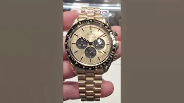 The OMEGA Moonshine gold Case and Bracelet Speedmaster in motion #watchcollector #watch#gold  #omega